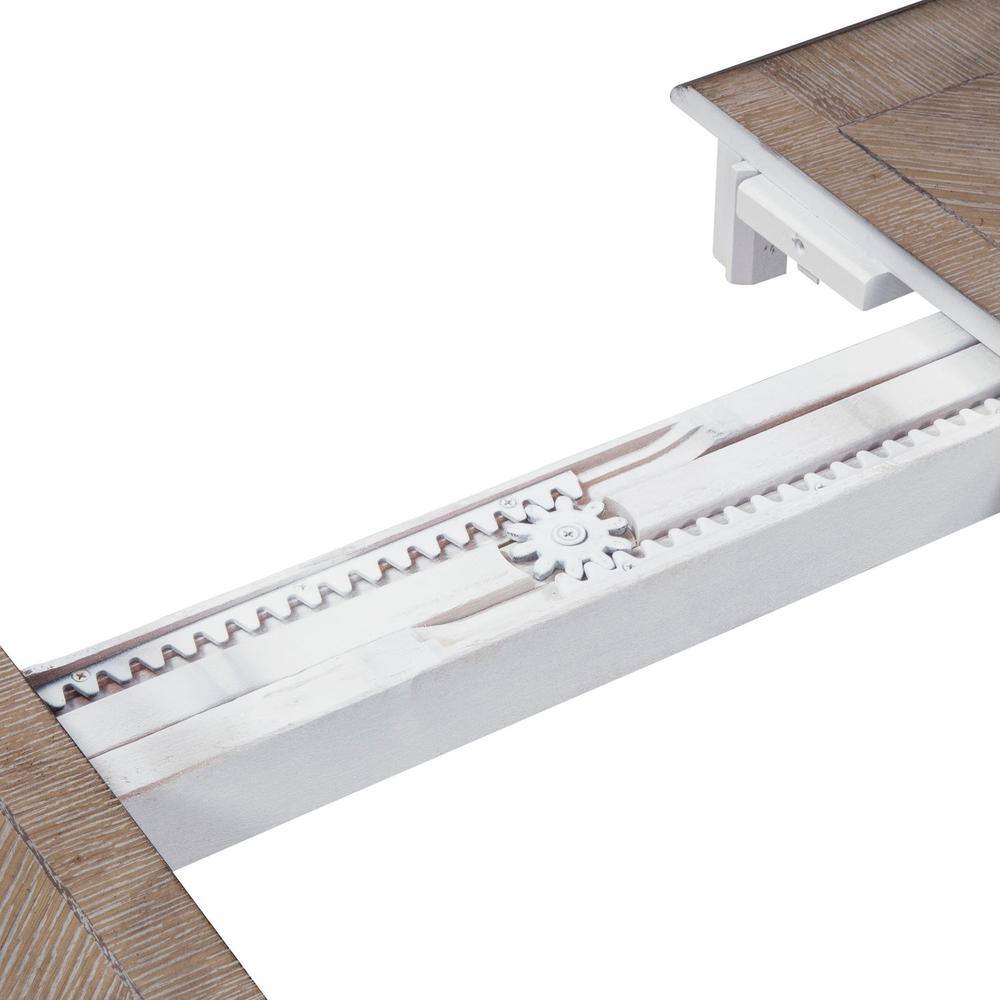 Magnolia Manor Leg Table in Antique White. Picture 7