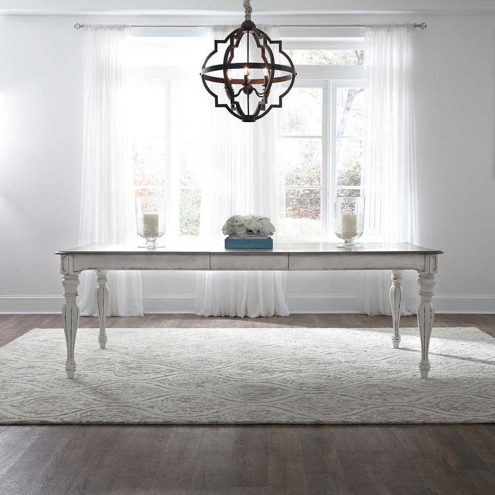 Magnolia Manor Rectangular Leg Table in Antique White. Picture 6