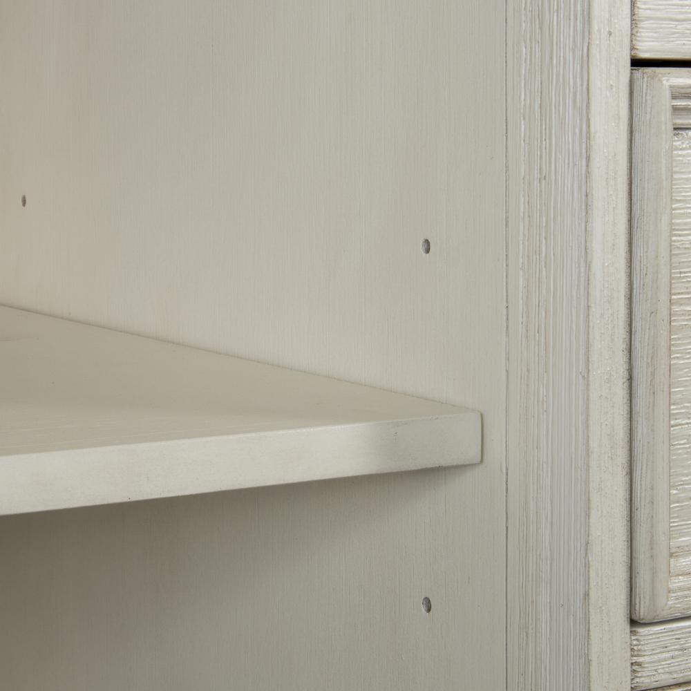Bayside Gentleman's Chest in Antique White w/ Heavy Wirebrush. Picture 11