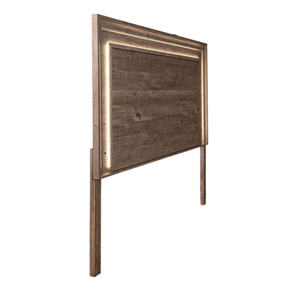 Horizons King Panel Bed in Graystone. Picture 4