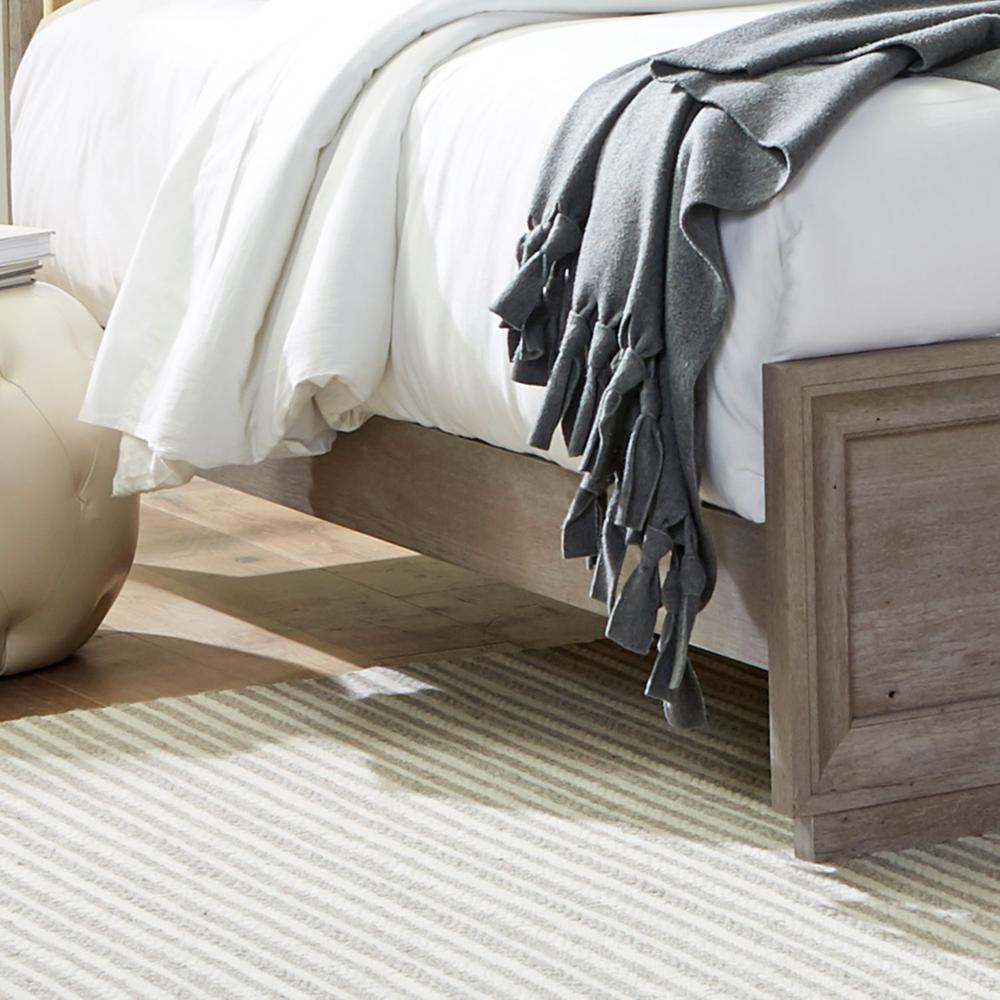 Horizons Queen Panel Bed in Graystone. Picture 5