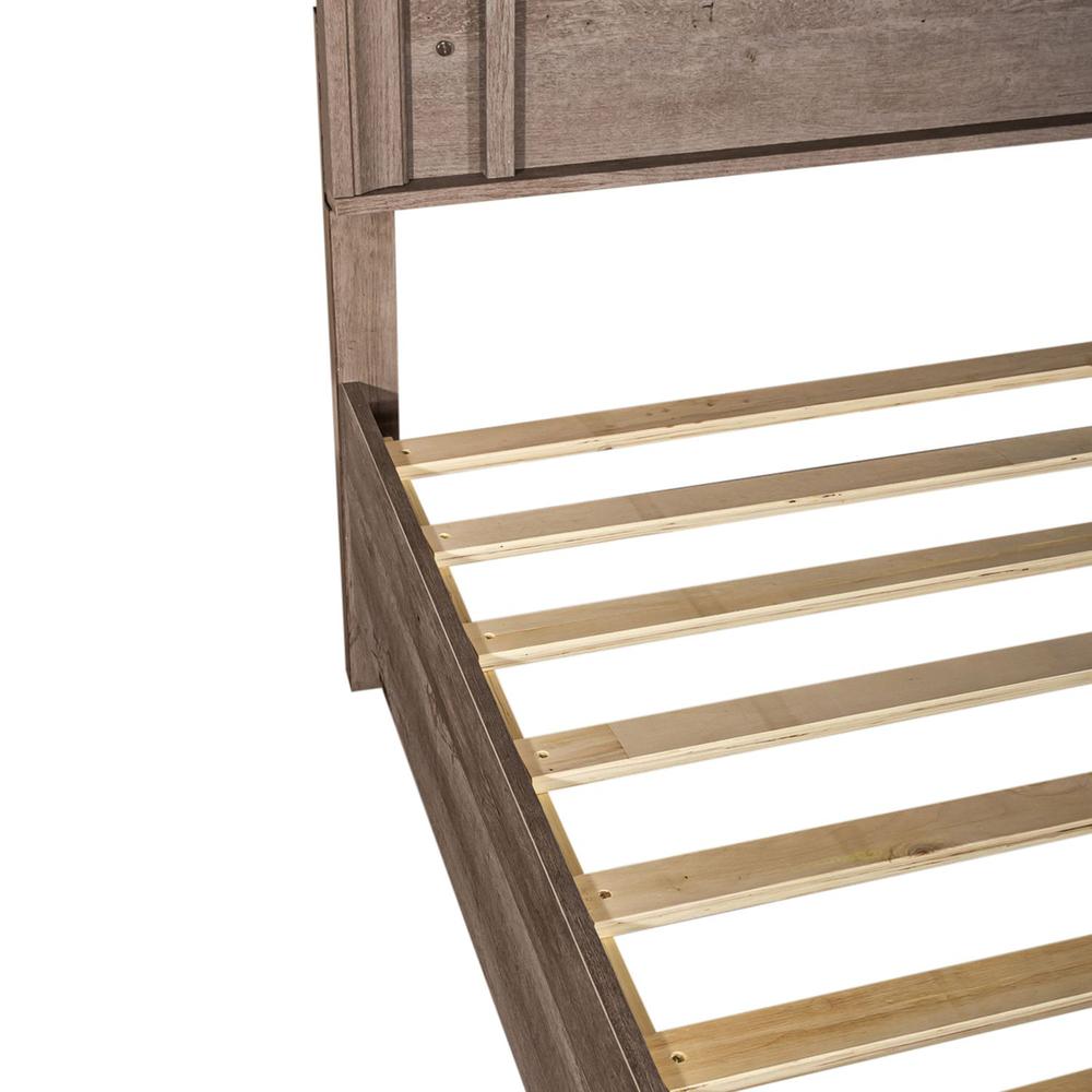 Horizons Queen Storage Bed in Graystone. Picture 4