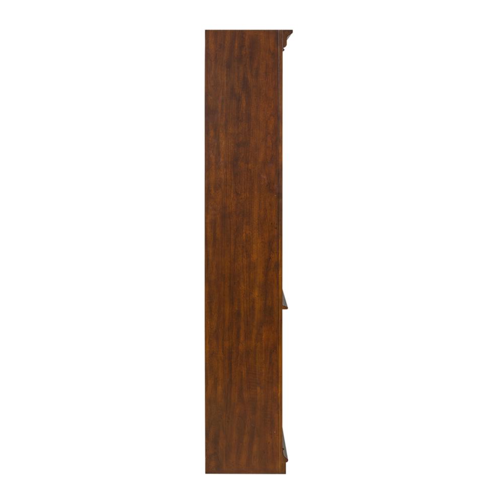 Brayton Manor Jr Executive Open Bookcase in Cognac. Picture 6