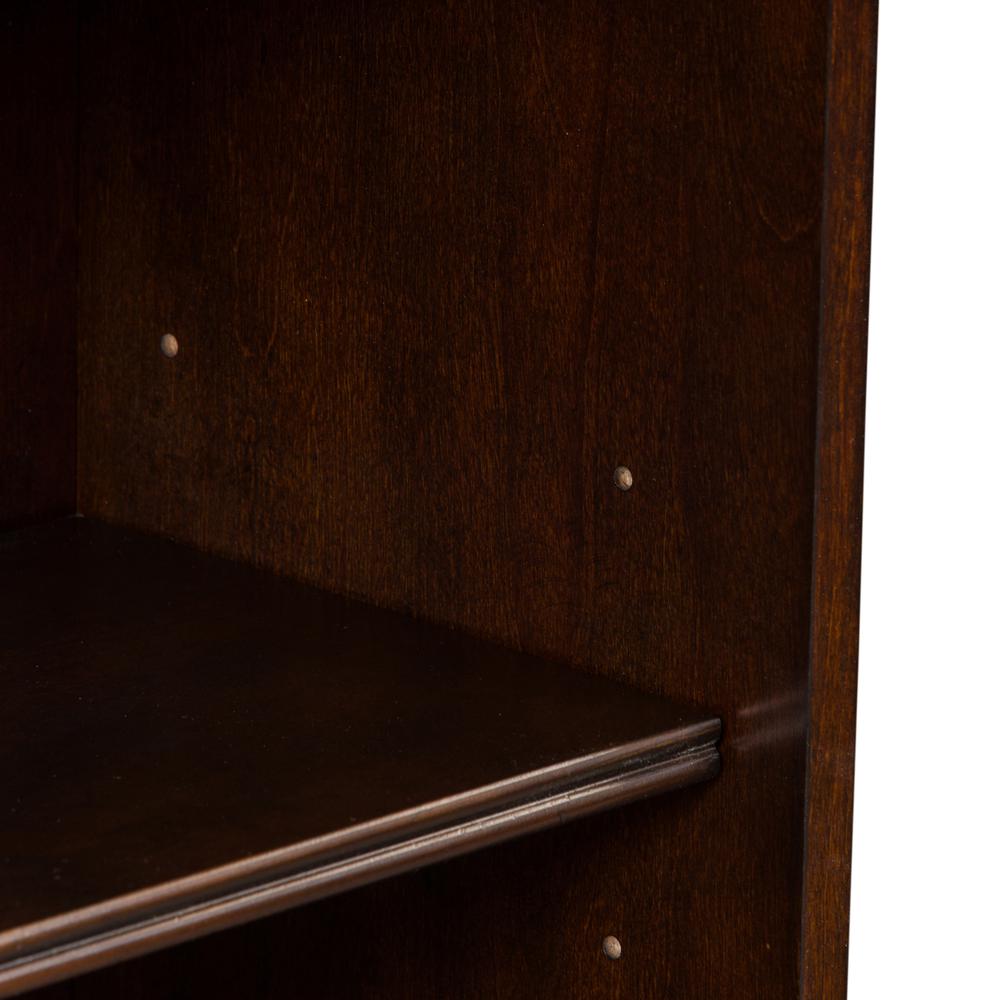 Brayton Manor Jr Executive 48 Inch Bookcase (RTA) in Cognac. Picture 5