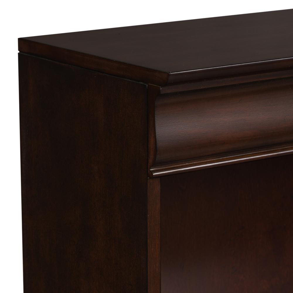 Brayton Manor Jr Executive 48 Inch Bookcase (RTA) in Cognac. Picture 2