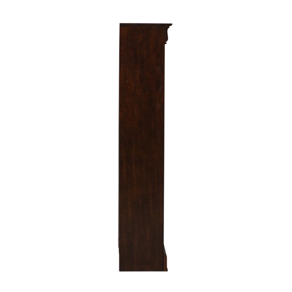Brayton Manor Jr Executive 60 Inch Bookcase (RTA) in Cognac. Picture 2