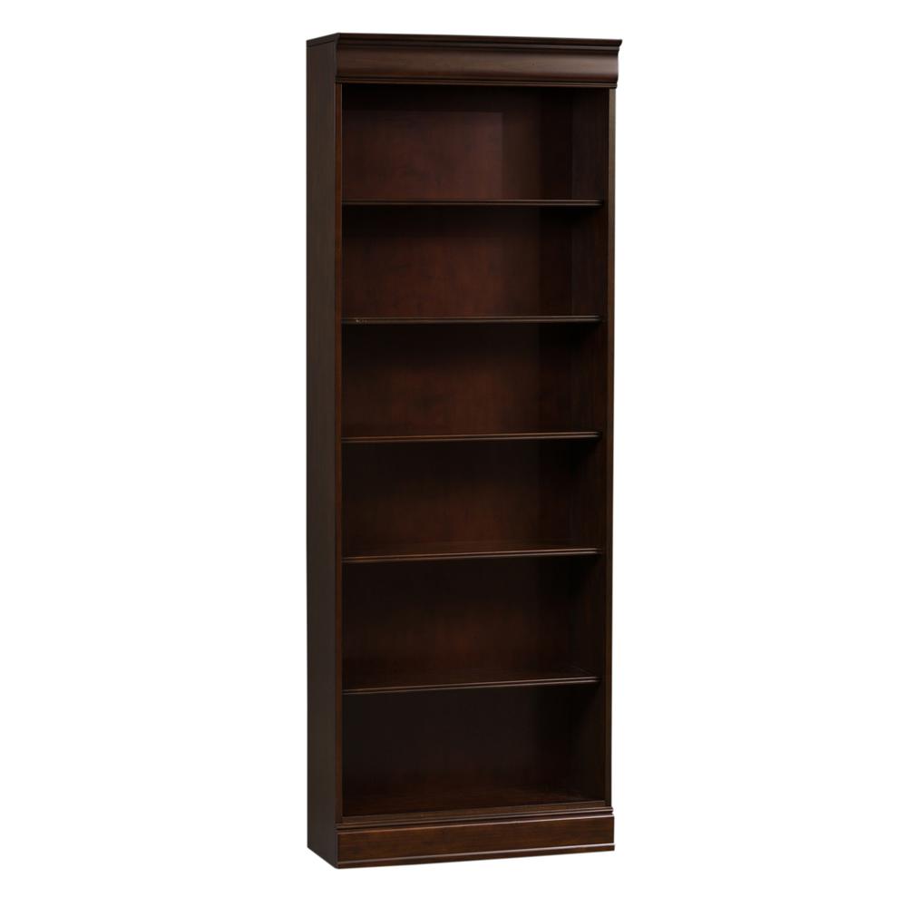 Brayton Manor Jr Executive 84 Inch Bookcase (RTA) in Cognac. Picture 1