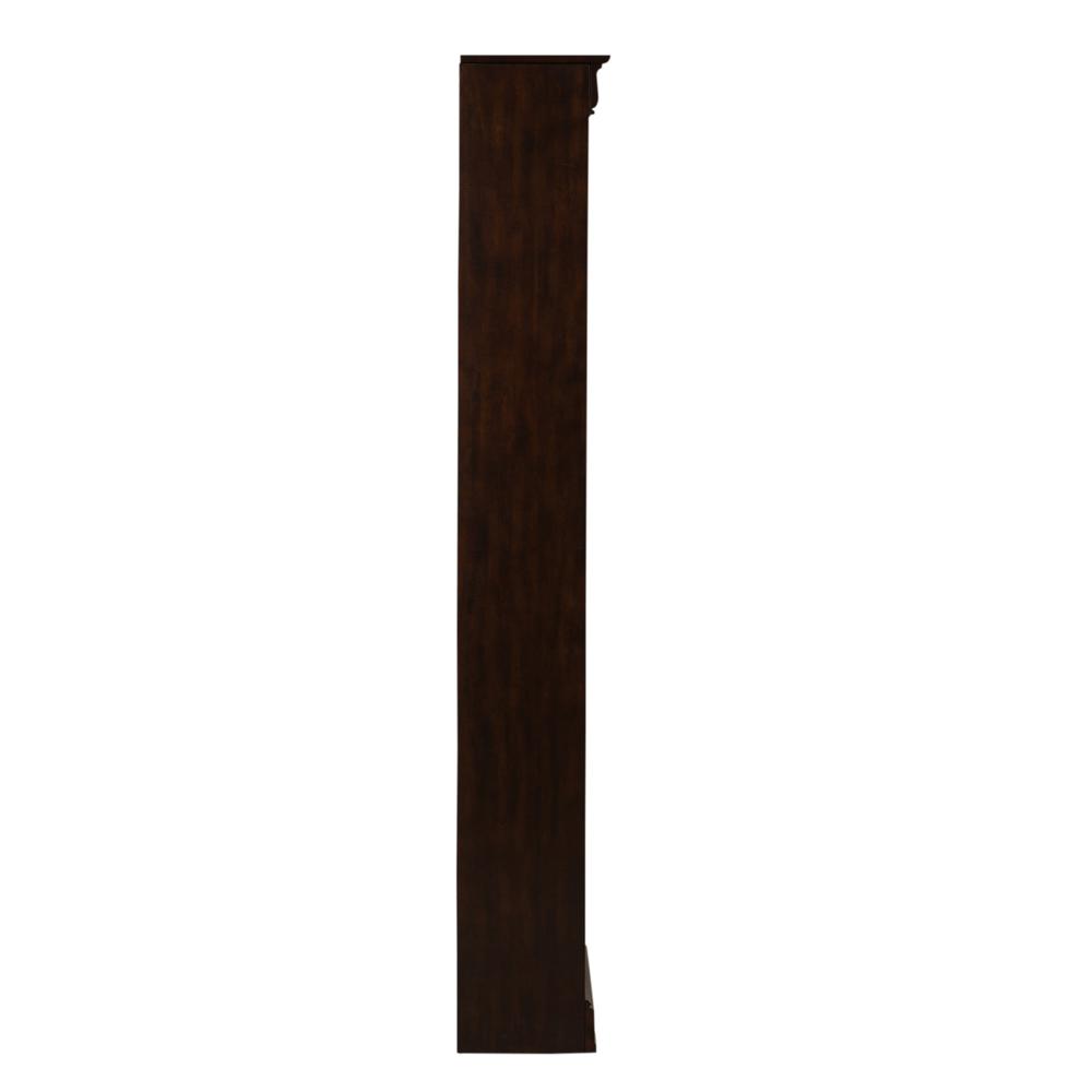 Brayton Manor Jr Executive 84 Inch Bookcase (RTA) in Cognac. Picture 2
