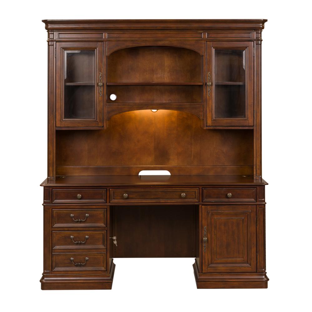 Brayton Manor Jr Executive Credenza Set in Cognac. Picture 2