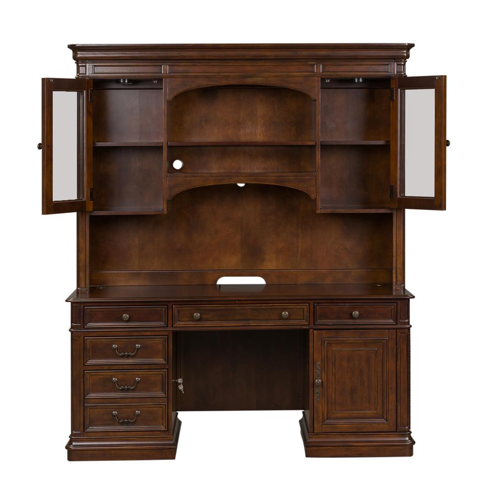 Brayton Manor Jr Executive Credenza Set in Cognac. Picture 3