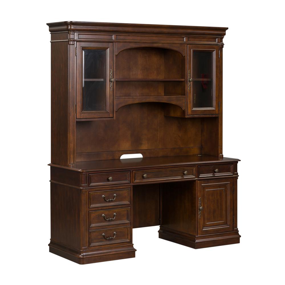 Brayton Manor Jr Executive Credenza Set in Cognac. Picture 1