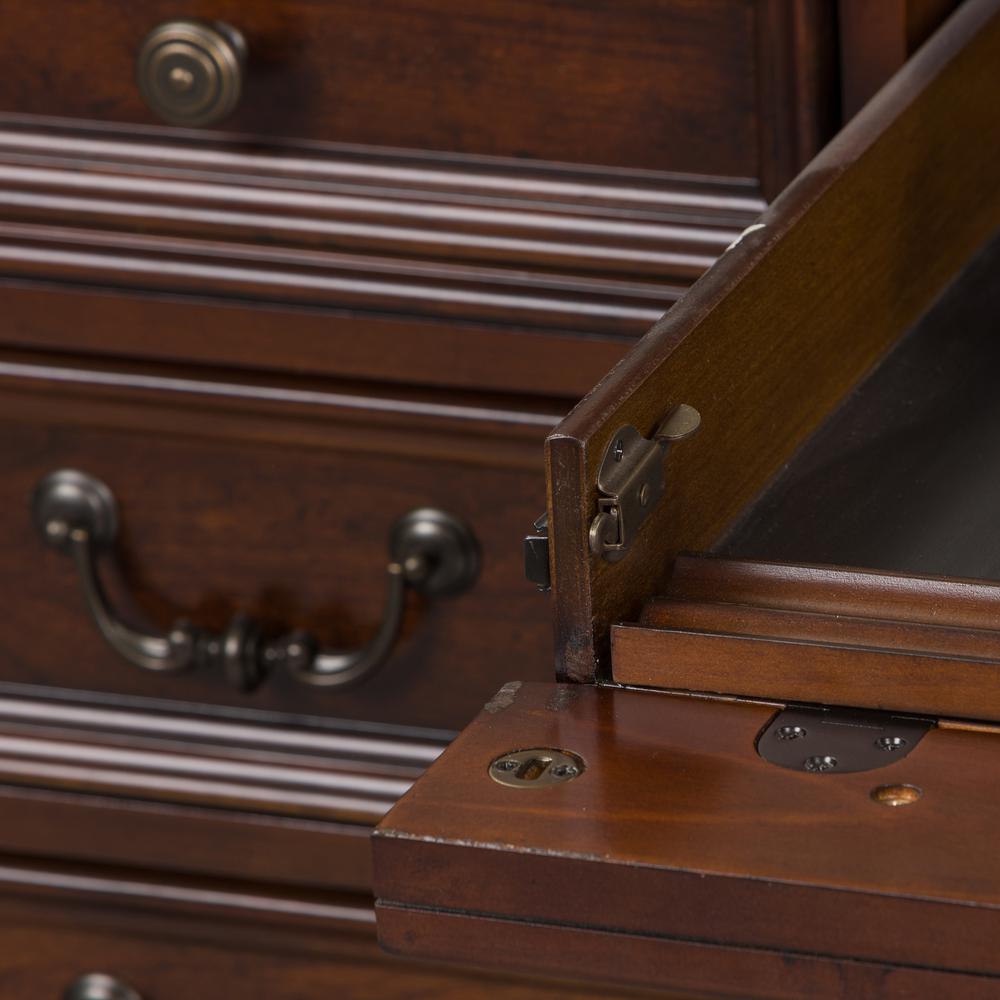 Brayton Manor Jr Executive Desk in Cognac. Picture 11