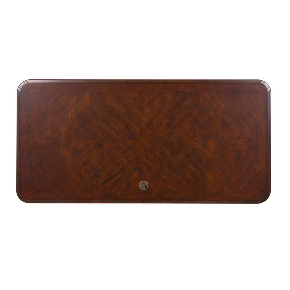 Brayton Manor Jr Executive Desk in Cognac. Picture 8