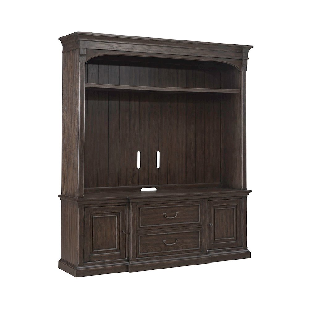 Paradise Valley Entertainment Center for Living Room - Saddle Brown. Picture 8
