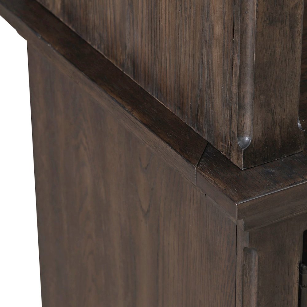 Paradise Valley Entertainment Center for Living Room - Saddle Brown. Picture 6