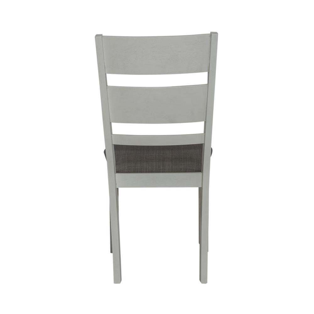 Brook Bay Optional 5 Piece Trestle Table Set in Textured White. Picture 7