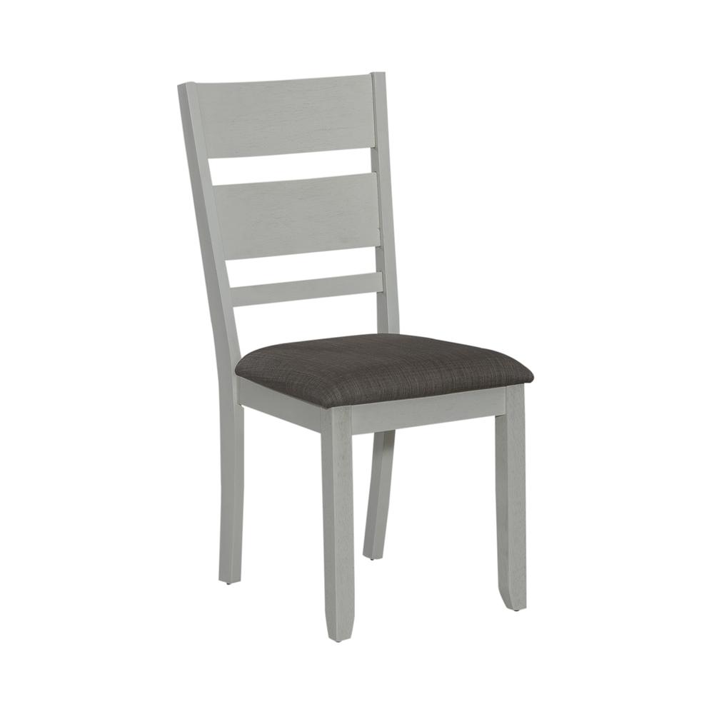 Brook Bay Optional 5 Piece Trestle Table Set in Textured White. Picture 5