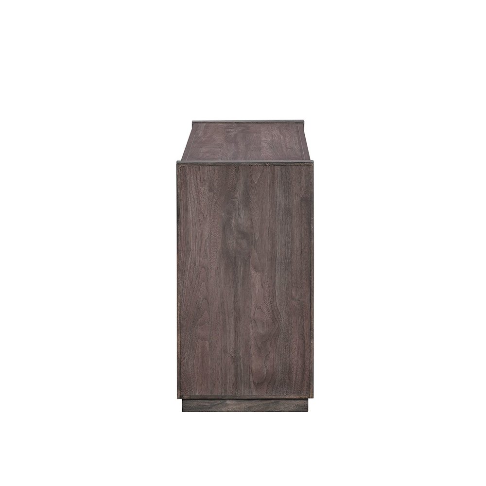 Modern Edge 77 Inch TV Console for Living Room  - Caffe. Picture 2