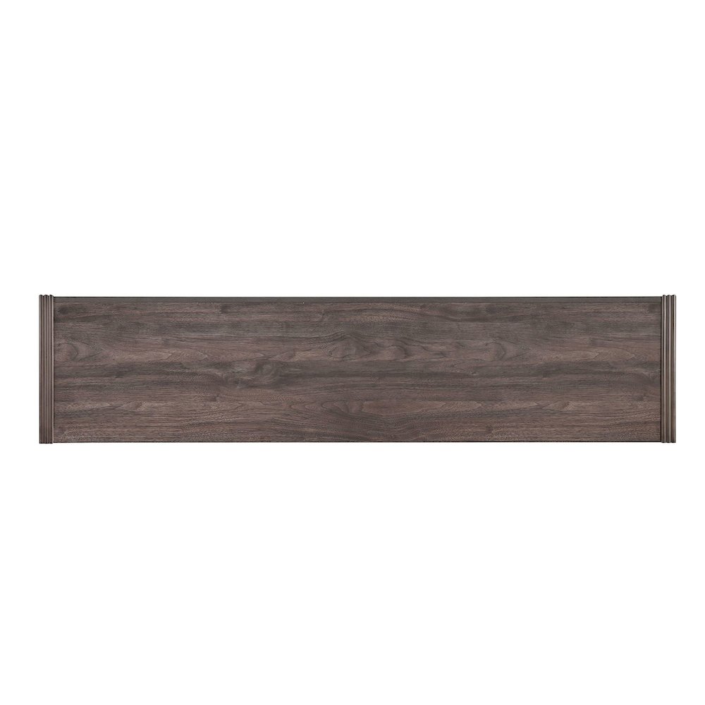 Modern Edge 77 Inch TV Console for Living Room  - Caffe. Picture 4