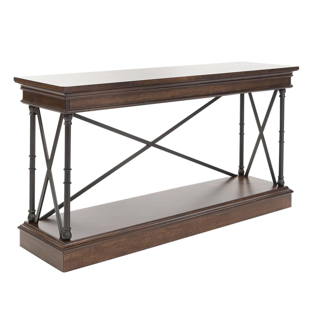 Tribeca Sofa Table in Cordovian Brown. Picture 1
