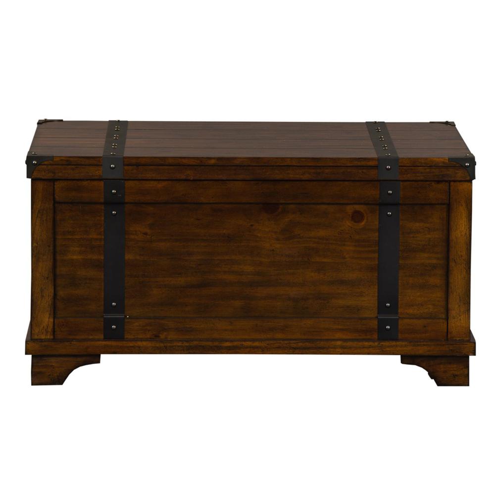 Aspen Skies Storage Trunk in Russet Brown. Picture 2