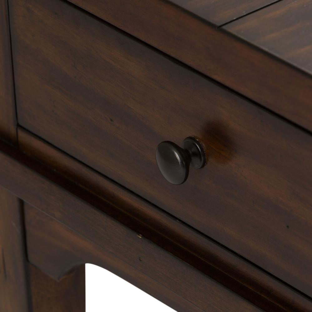 Aspen Skies End Table in Russet Brown. Picture 3