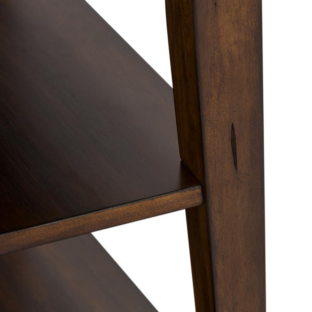 Aspen Skies Chair Side Table in Russet Brown. Picture 7