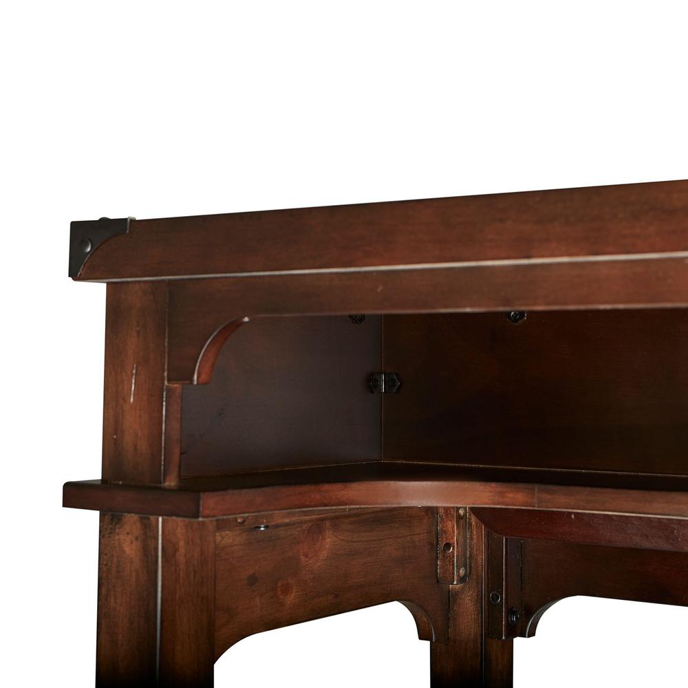 Aspen Skies Console Bar Table in Russet Brown. Picture 5