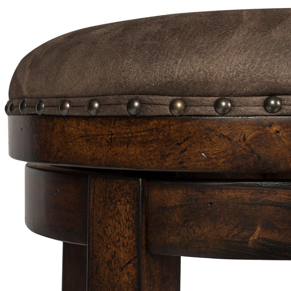 Aspen Skies Console Swivel Stool in Russet Brown. Picture 3