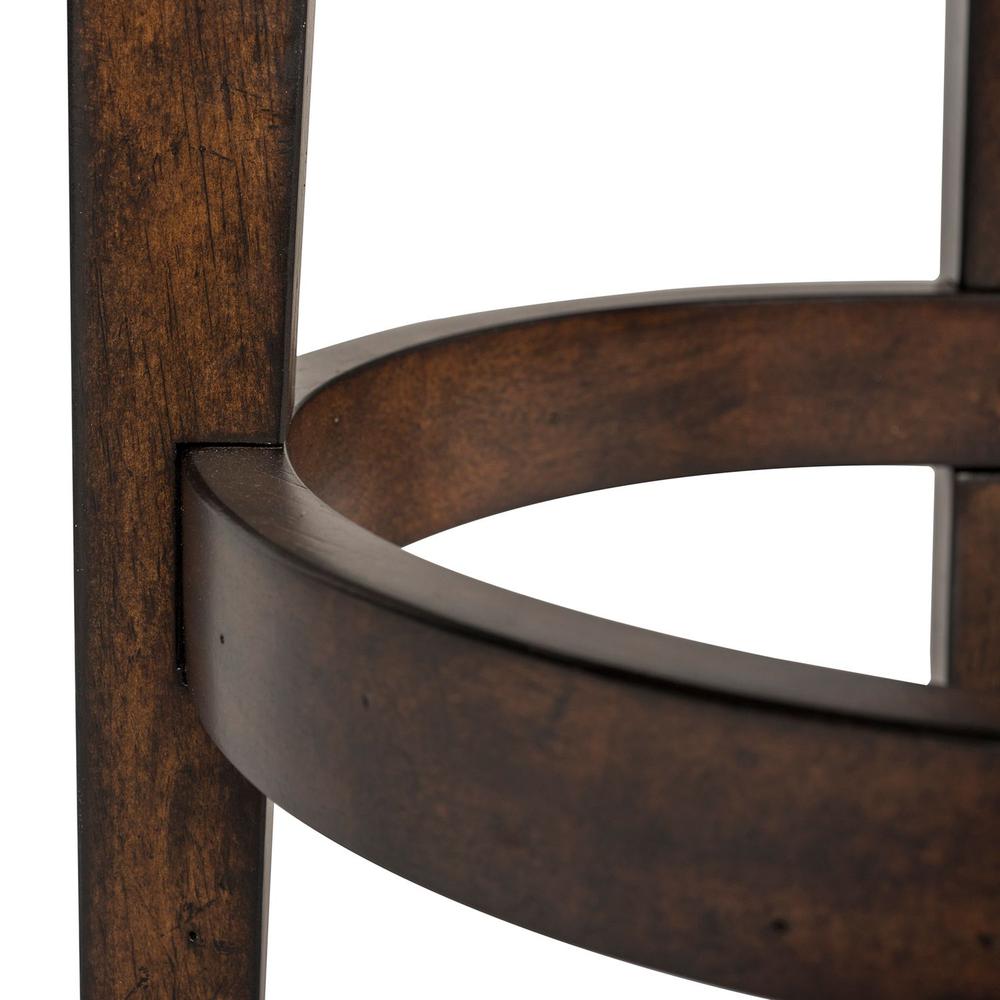 Aspen Skies Console Swivel Stool in Russet Brown. Picture 5