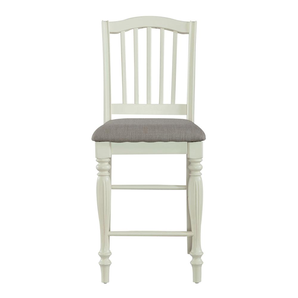 Cumberland Creek Slat Back Counter Chair (RTA) in Nutmeg. Picture 2