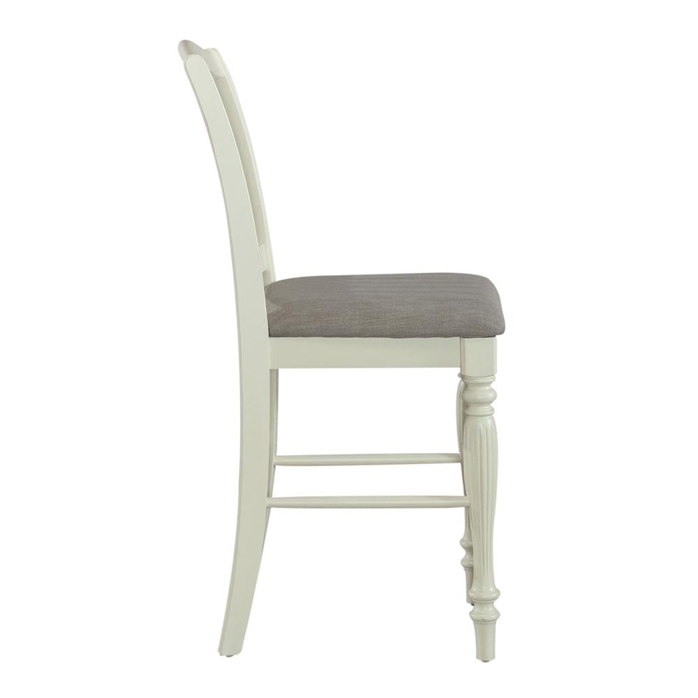 Cumberland Creek Slat Back Counter Chair (RTA) in Nutmeg. Picture 3