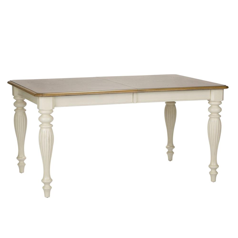 Cumberland Creek Rectangular Leg Table in Nutmeg. Picture 1