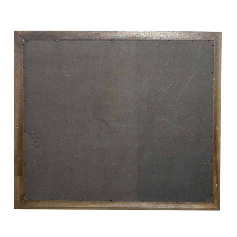 Big Valley Mirror in Brownstone w/ Heavy Distressing. Picture 3