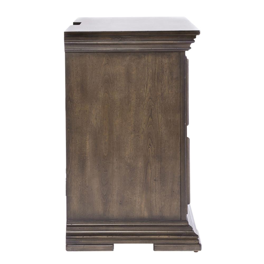 2 Drawer Night Stand w/ Charging Station. Picture 3