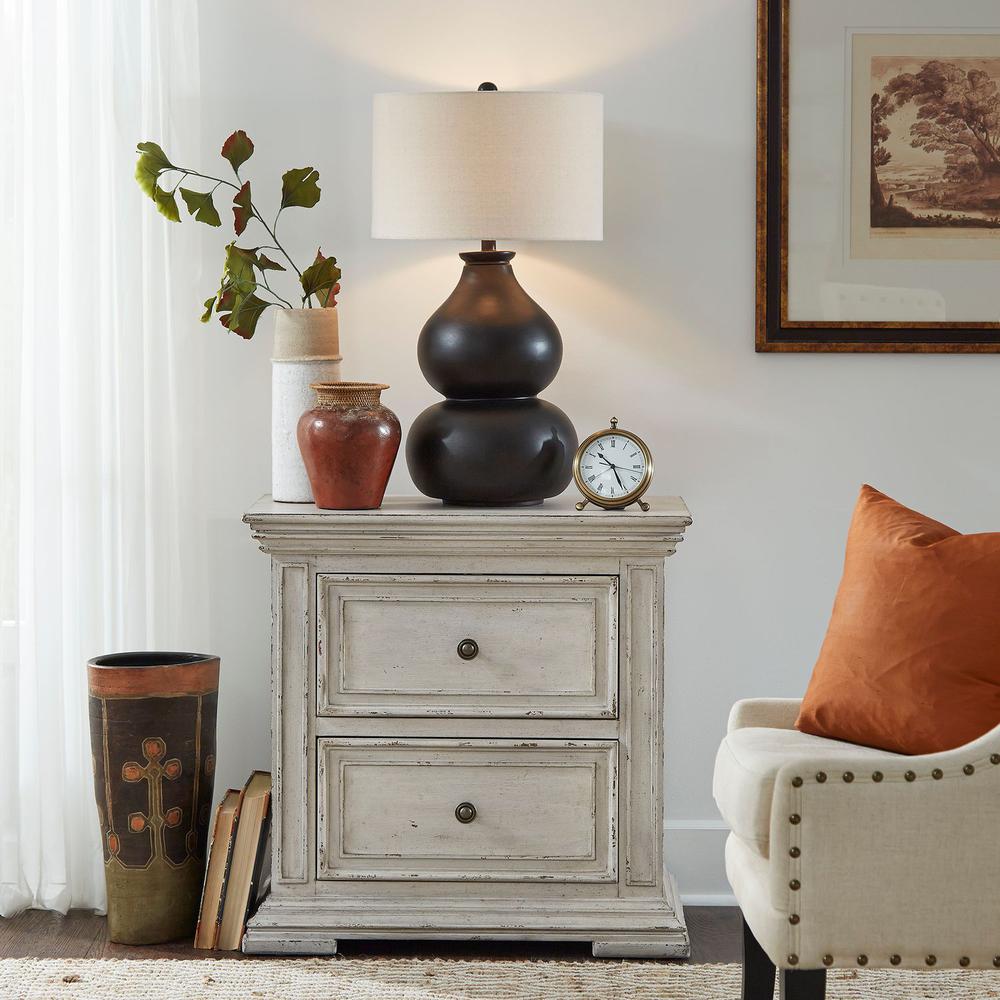 2 Drawer Night Stand w/ Charging Station. Picture 8