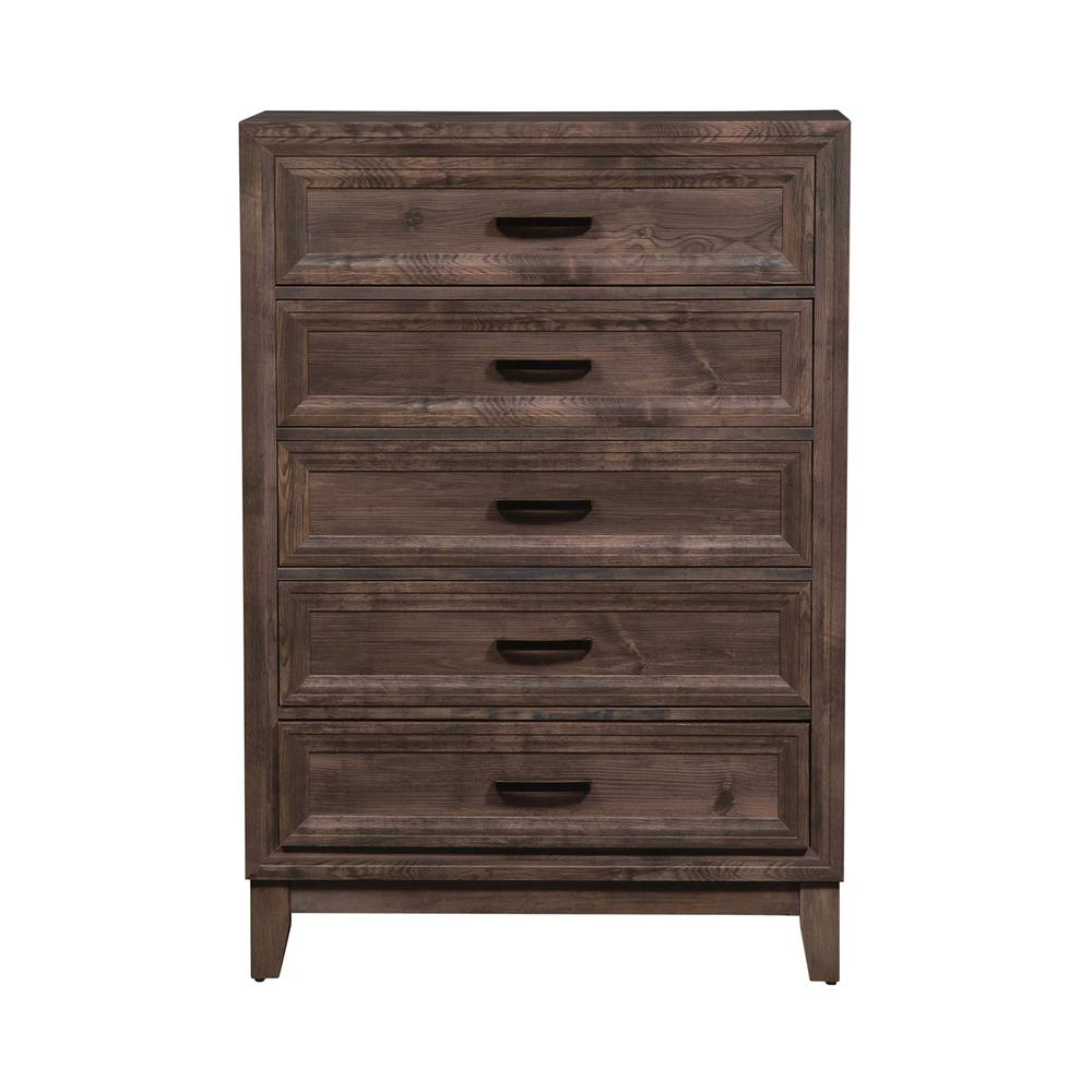 Ridgecrest 5 Drawer Chest in Cobblestone. Picture 2