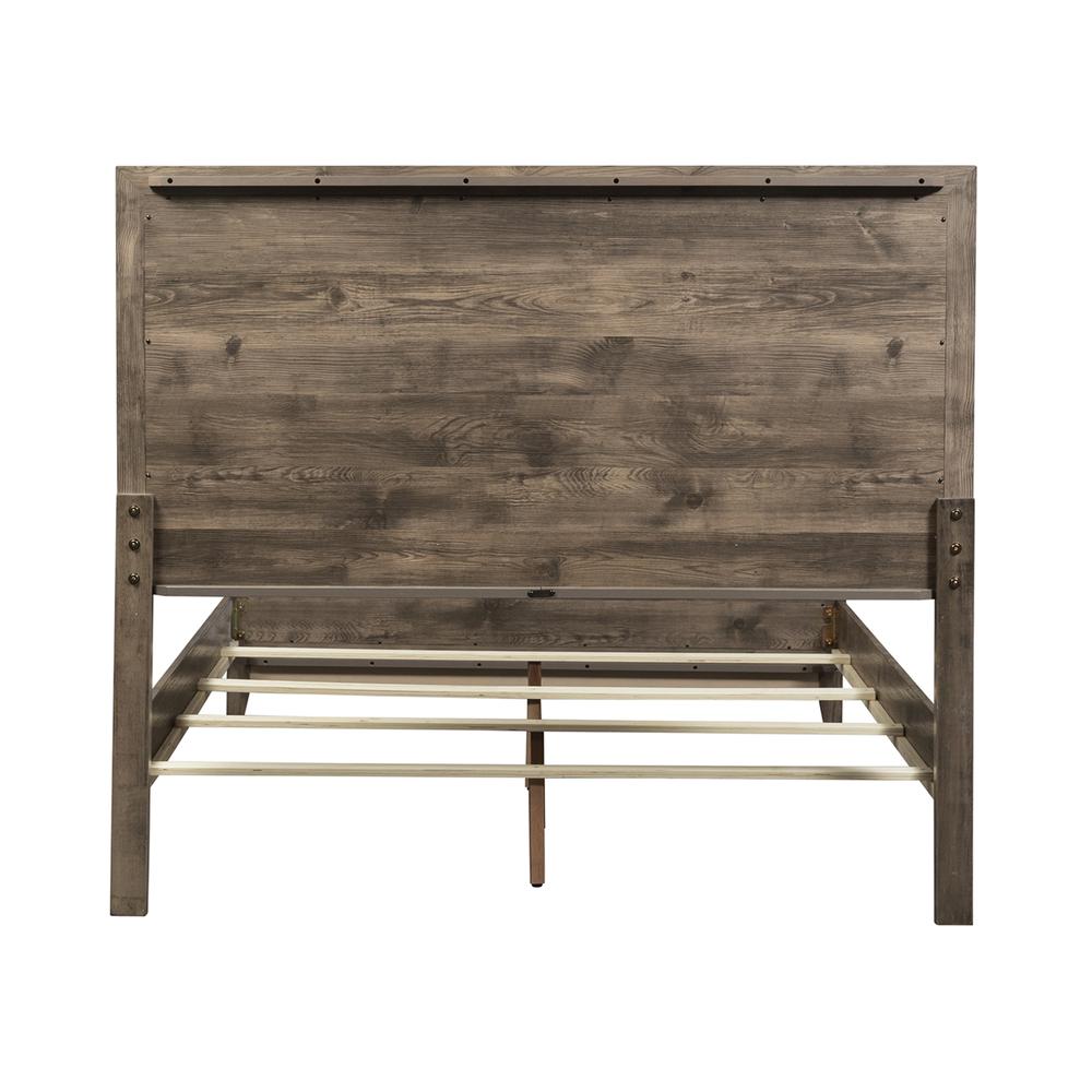 Ridgecrest Queen Panel Bed in Cobblestone. Picture 5
