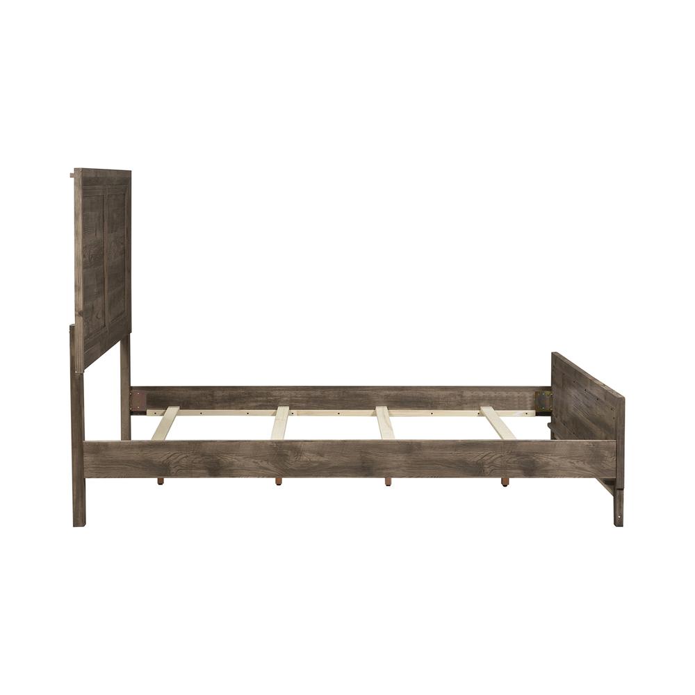 Ridgecrest Queen Panel Bed in Cobblestone. Picture 2