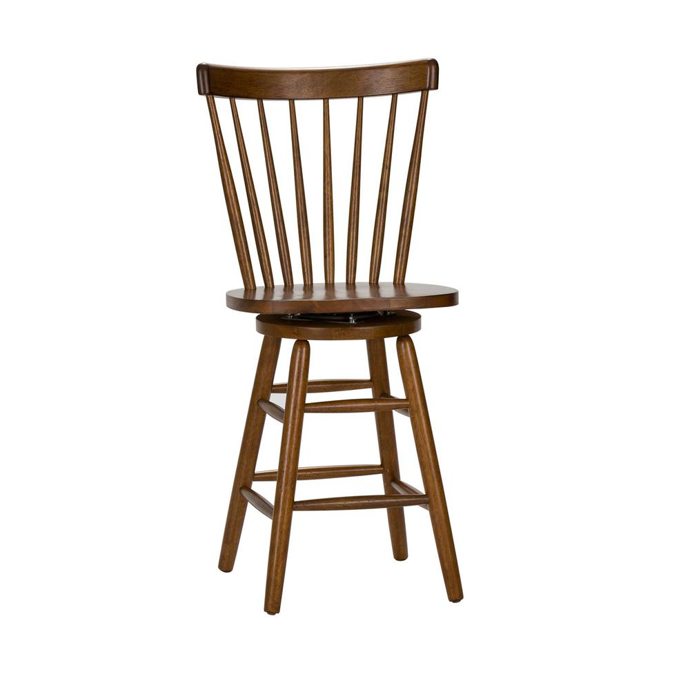 Creations 24 Inch Swivel Counter Chair - Tobacco in Various. Picture 1