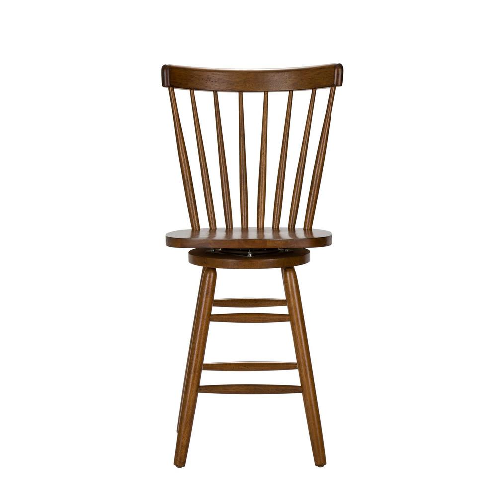 Creations 24 Inch Swivel Counter Chair - Tobacco in Various. Picture 2
