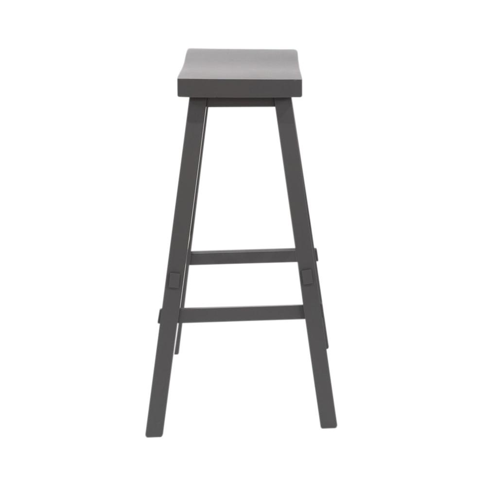 Creations 24 Inch Sawhorse Counter Stool- Gray in Various. Picture 4