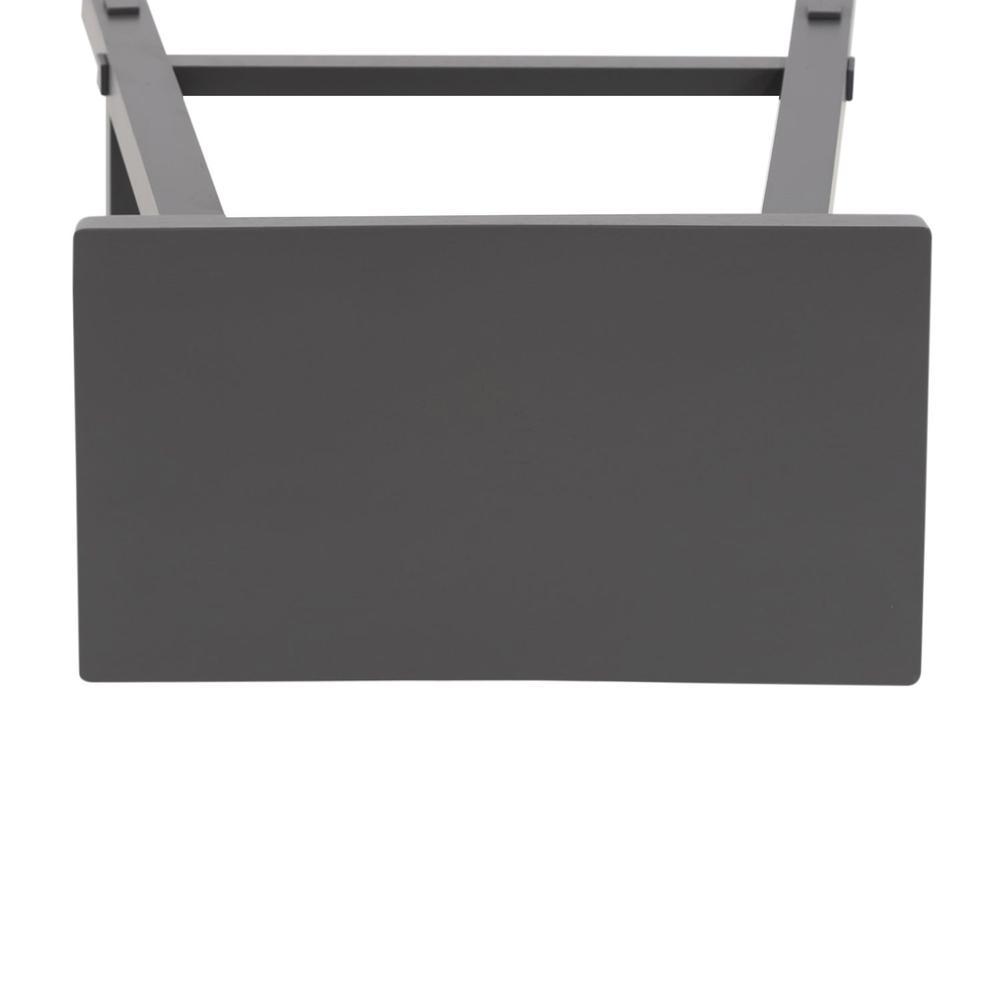 Creations 24 Inch Sawhorse Counter Stool- Gray in Various. Picture 5
