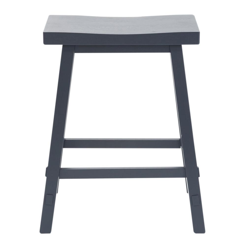 Creations 24 Inch Sawhorse Counter Stool- Navy in Various. Picture 2