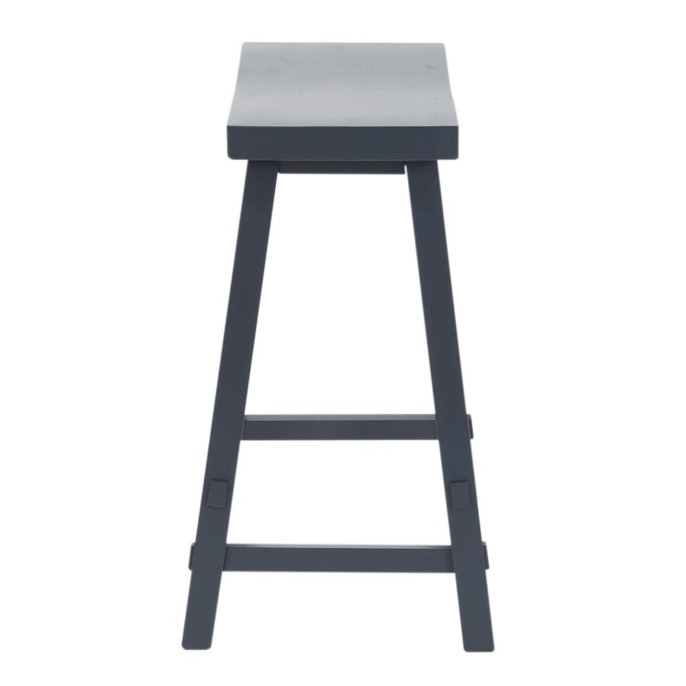 Creations 24 Inch Sawhorse Counter Stool- Navy in Various. Picture 3