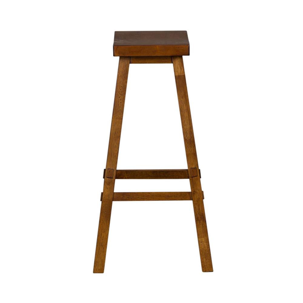 Creations 30 Inch Sawhorse Stool - Tobacco (RTA) in Various. Picture 3