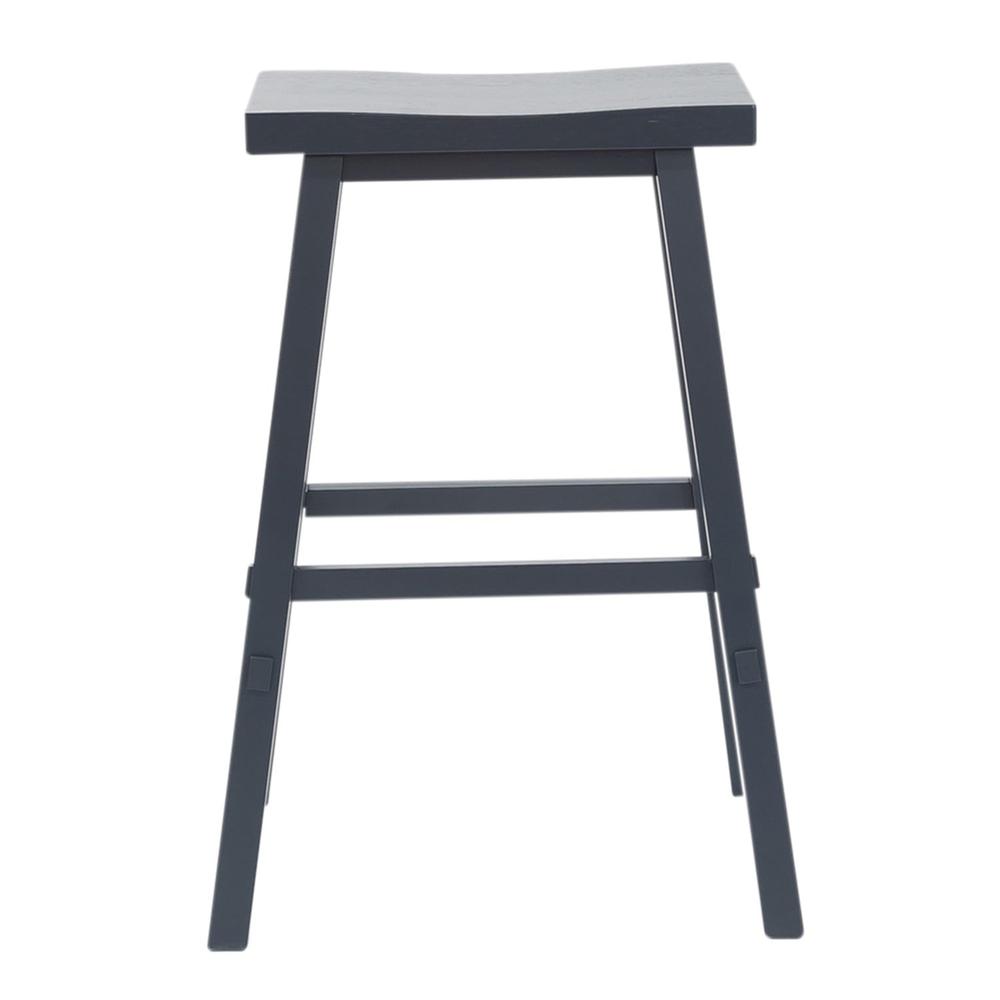 Creations 30 Inch Sawhorse Stool- Navy in Various. Picture 4