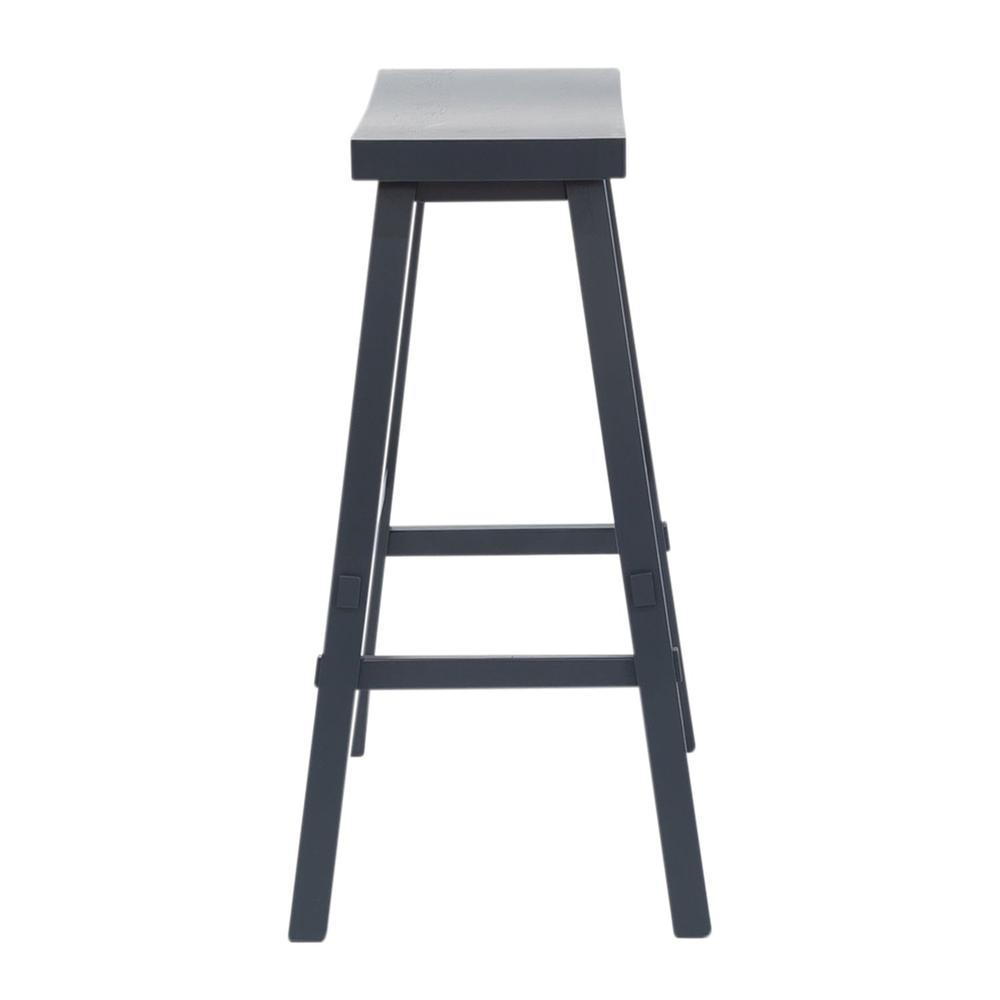 Creations 30 Inch Sawhorse Stool- Navy in Various. Picture 5