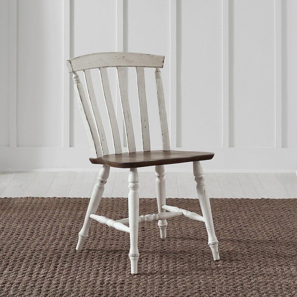 6 Piece Rectangular Table Set with 4 Dining Chairs, Bench -Graphite & Whitestone. Picture 5