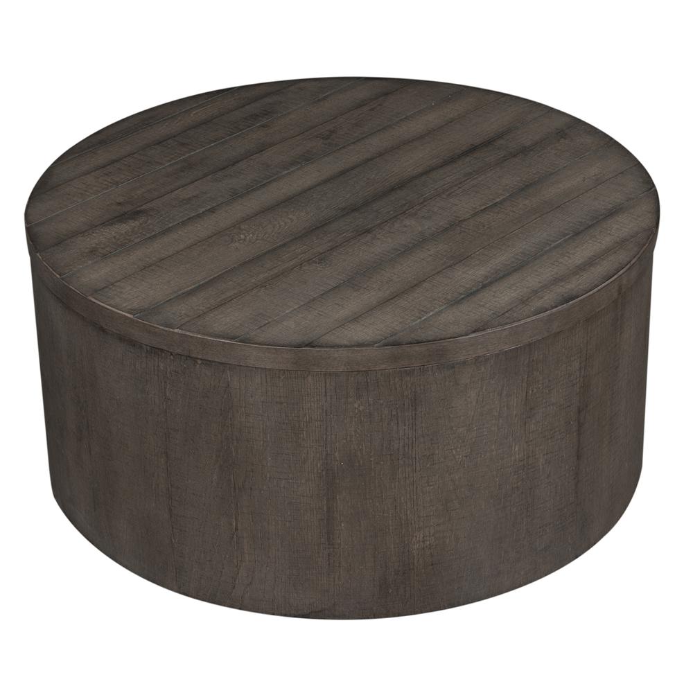 Drum Cocktail Table. Picture 1